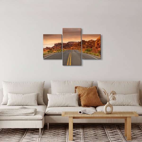 Slika ceste u planinama (90x60 cm)