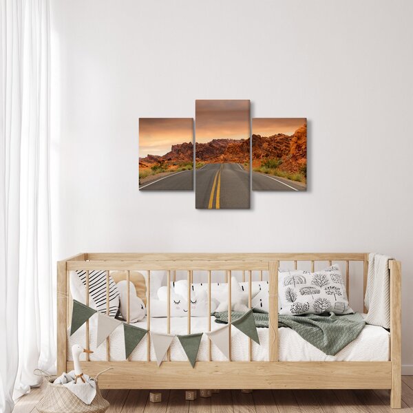 Slika ceste u planinama (90x60 cm)
