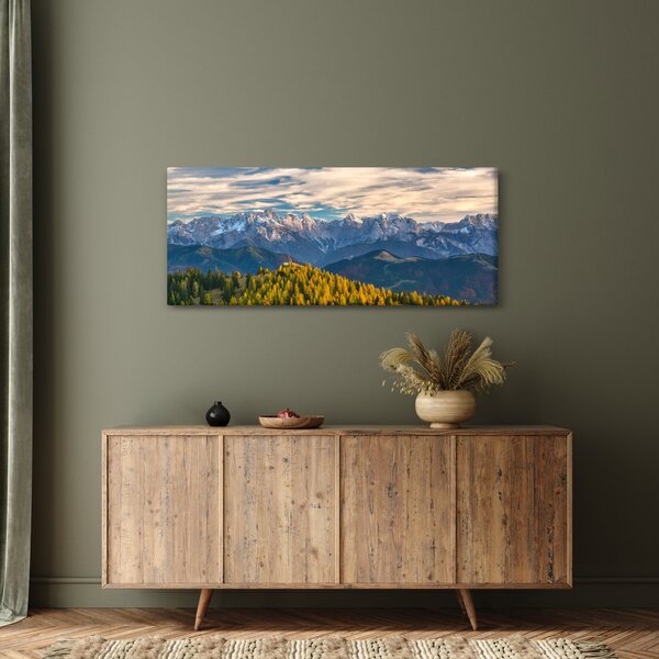 Slika - planinska panorama (120x50 cm)