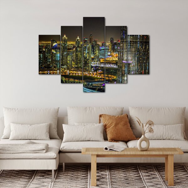 Slika noćnog grada (150x105 cm)