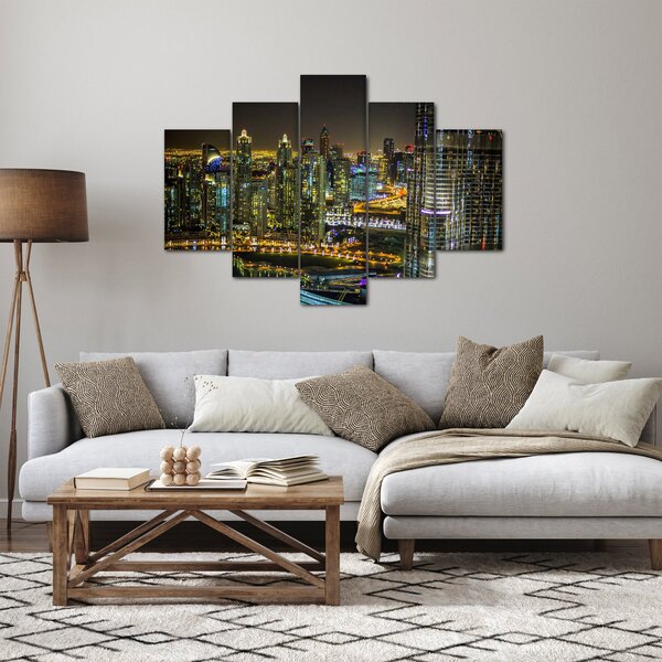 Slika noćnog grada (150x105 cm)