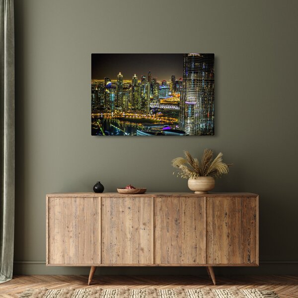 Slika noćnog grada (90x60 cm)
