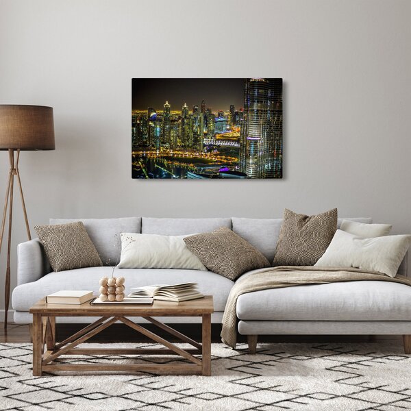 Slika noćnog grada (90x60 cm)