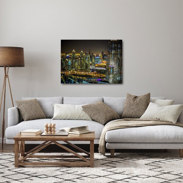 Slika noćnog grada (70x50 cm)