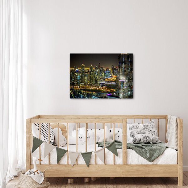 Slika noćnog grada (70x50 cm)