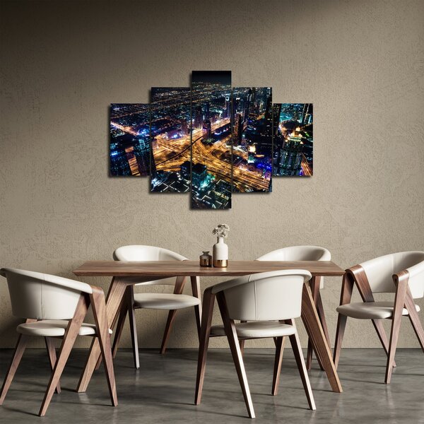 Slika noćnog grada (150x105 cm)