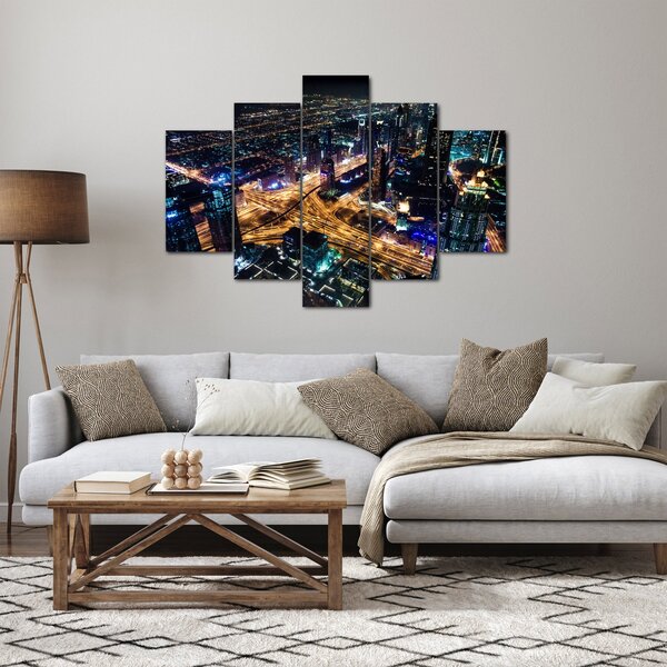Slika noćnog grada (150x105 cm)