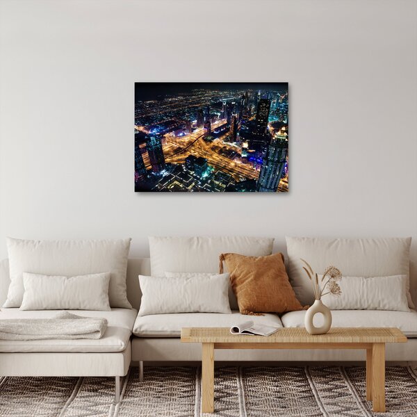 Slika noćnog grada (70x50 cm)