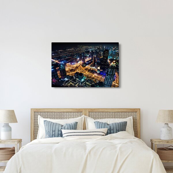 Slika noćnog grada (90x60 cm)