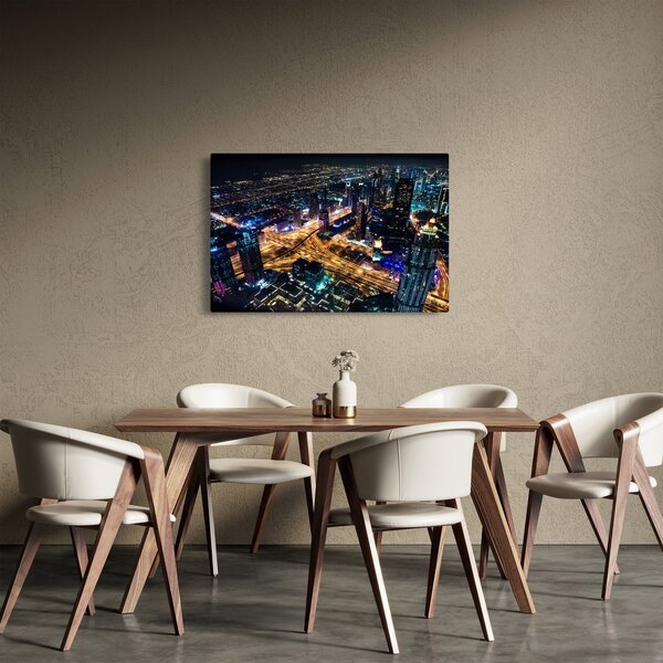 Slika noćnog grada (90x60 cm)