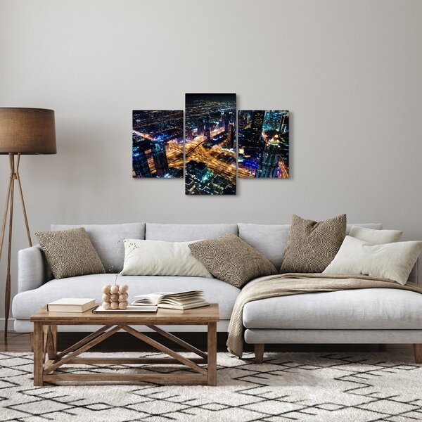 Slika noćnog grada (90x60 cm)