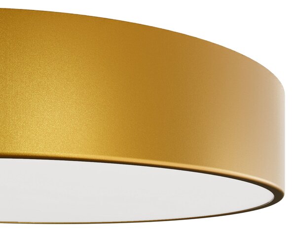 TEMAR LIGHTING Stropna svjetiljka Cleo 300, zlatna, senzor, IP20, Ø 30 cm, metalna, Zlato / mjed, Dnevni boravak/blagovaonica, Metal