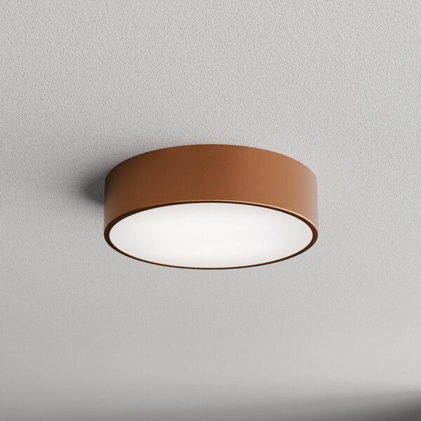 TEMAR LIGHTING Stropna svjetiljka Cleo 300, Ø 30 cm bakrena, prigušiva, Bakar, Dnevni boravak/blagovaonica, Metal