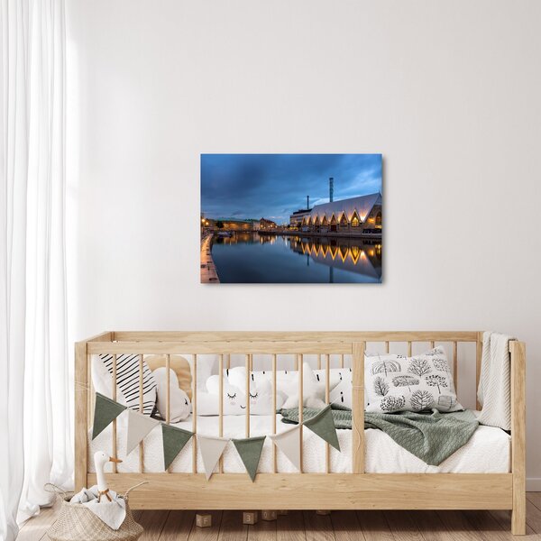 Slika vodenog kanala - Göteborg (70x50 cm)