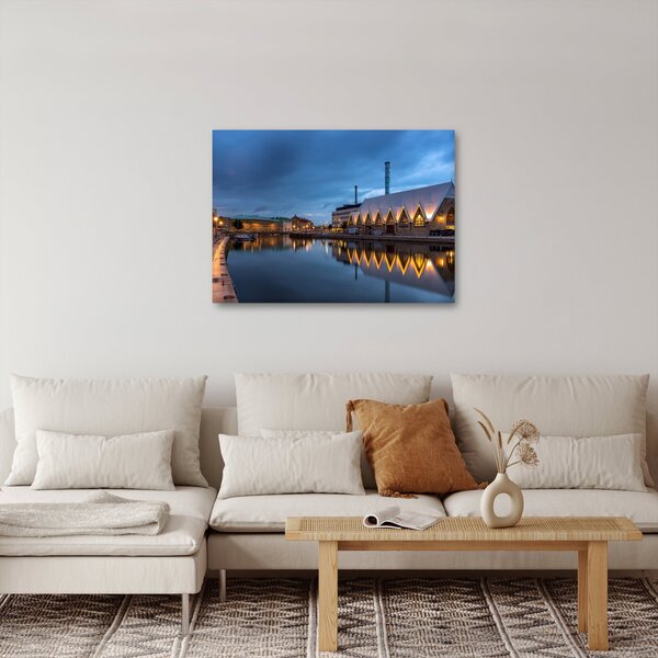 Slika vodenog kanala - Göteborg (70x50 cm)