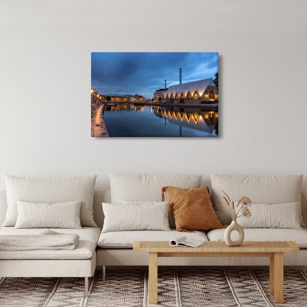 Slika vodenog kanala - Göteborg (90x60 cm)