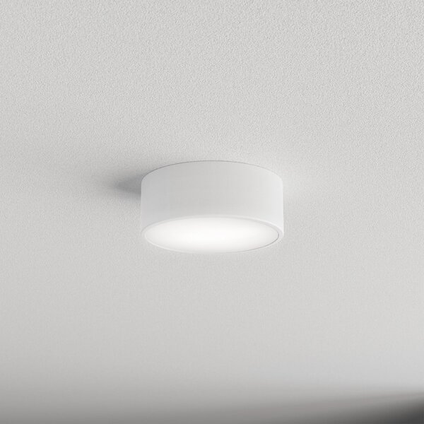 TEMAR LIGHTING Cleo stropna svjetiljka, Ø 20 cm, IP20, bijela, metalna, E27, prigušiva, Bijela, Dnevni boravak/blagovaonica, Metal