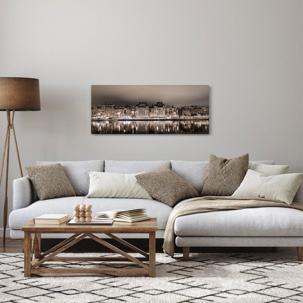 Slika grada u polumraku (120x50 cm)