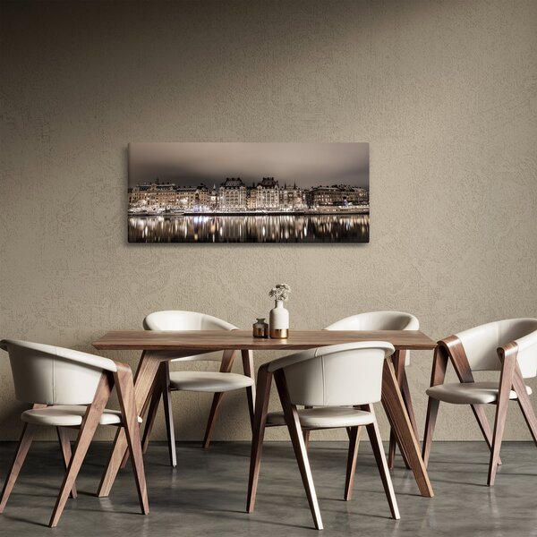 Slika grada u polumraku (120x50 cm)
