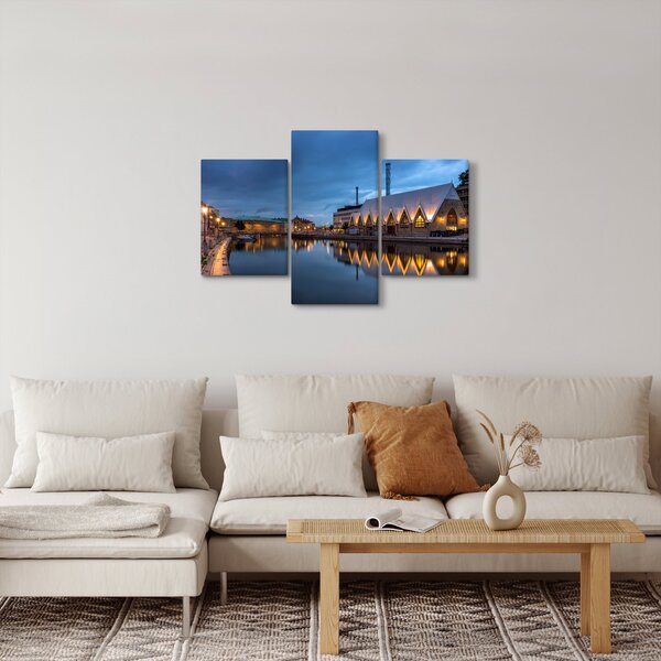 Slika vodenog kanala - Göteborg (90x60 cm)