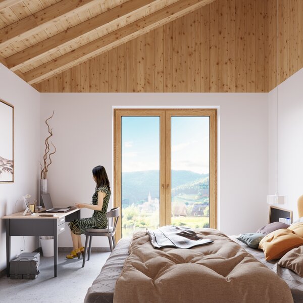 Stolna lampa INCLINE bijela