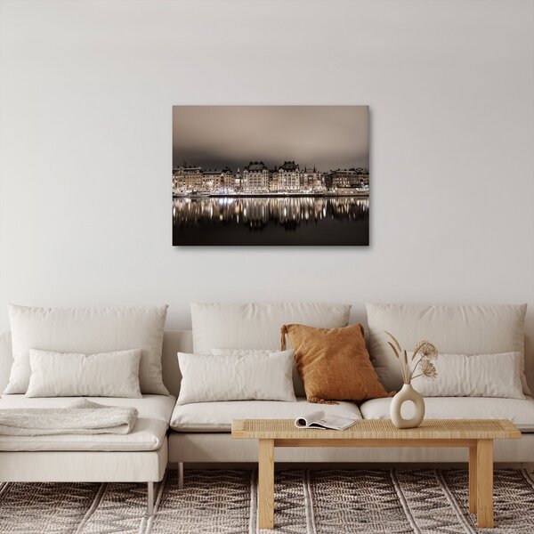 Slika grada u polumraku (70x50 cm)