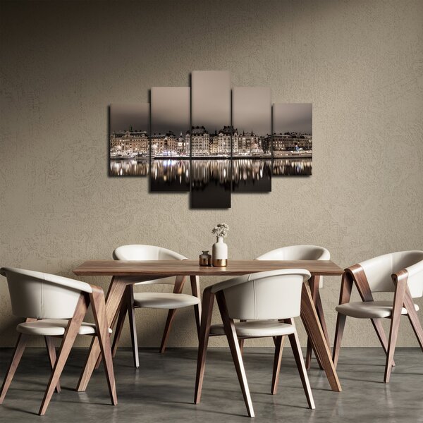 Slika grada u polumraku (150x105 cm)
