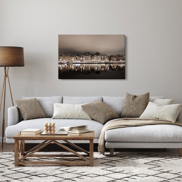 Slika grada u polumraku (90x60 cm)