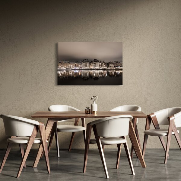 Slika grada u polumraku (90x60 cm)