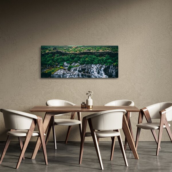 Slika slapova u prirodi (120x50 cm)