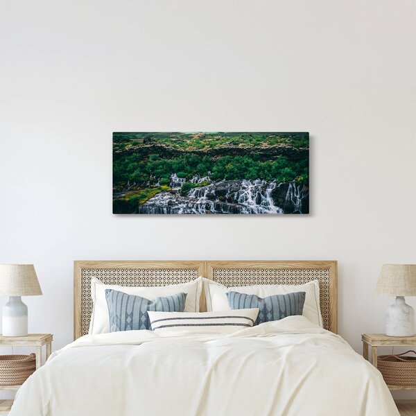 Slika slapova u prirodi (120x50 cm)