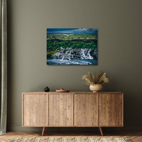 Slika slapova u prirodi (70x50 cm)