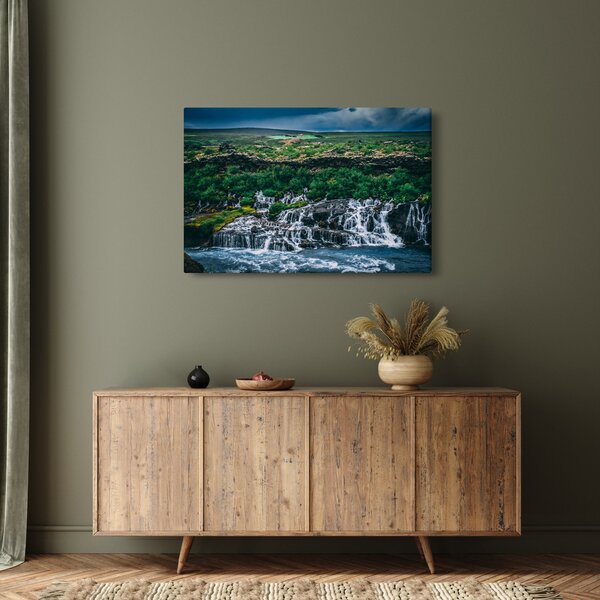 Slika slapova u prirodi (90x60 cm)