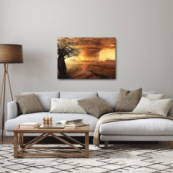 Slika narančastih oblaka (70x50 cm)