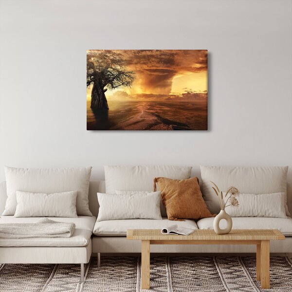 Slika narančastih oblaka (90x60 cm)