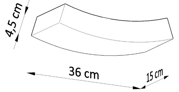 Zidna svjetiljka ceramic HATTOR