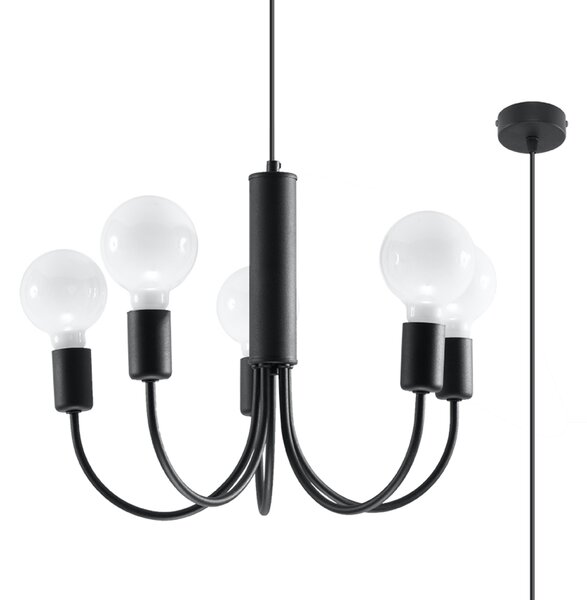 Luster PICCOLO 5 crna