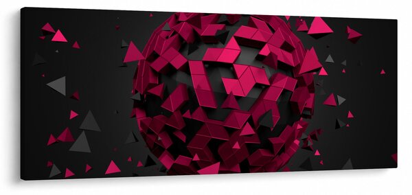 3D apstraktna slika (120x50 cm)