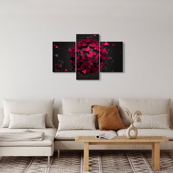 3D apstraktna slika (90x60 cm)