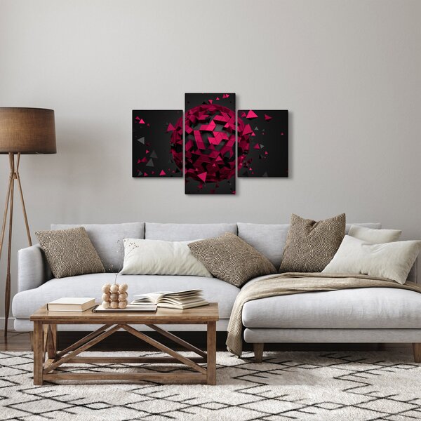 3D apstraktna slika (90x60 cm)