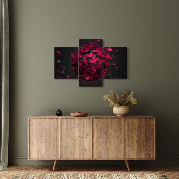3D apstraktna slika (90x60 cm)