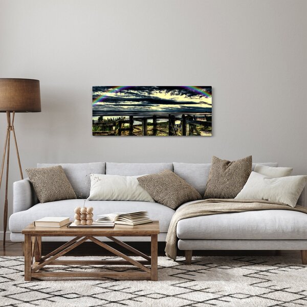 Slika duge nad morem (120x50 cm)