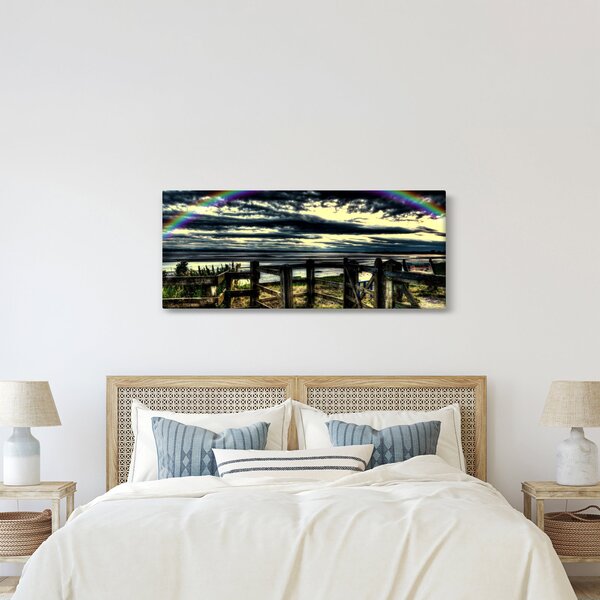 Slika duge nad morem (120x50 cm)