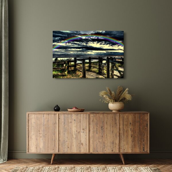 Slika duge nad morem (90x60 cm)