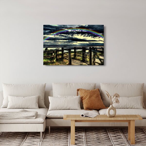 Slika duge nad morem (90x60 cm)