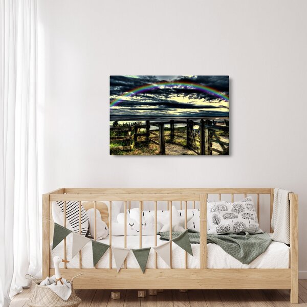 Slika duge nad morem (90x60 cm)