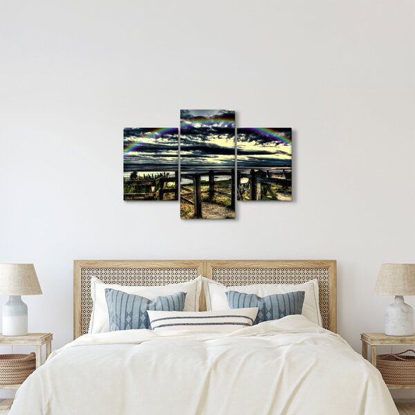 Slika duge nad morem (90x60 cm)