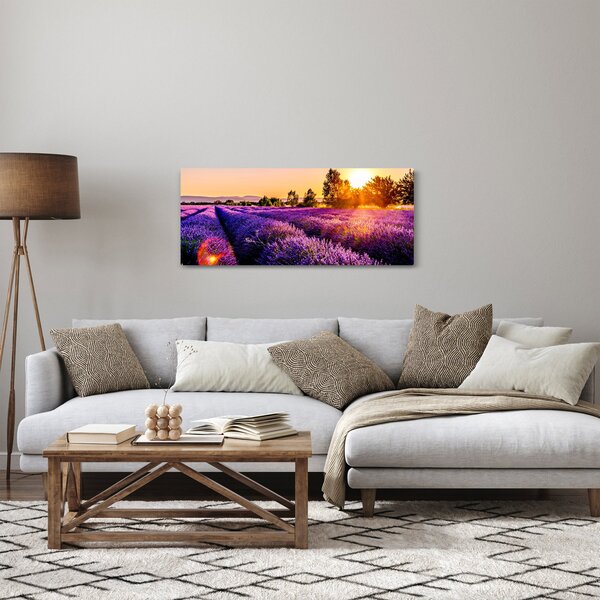 Slika polja lavande (120x50 cm)