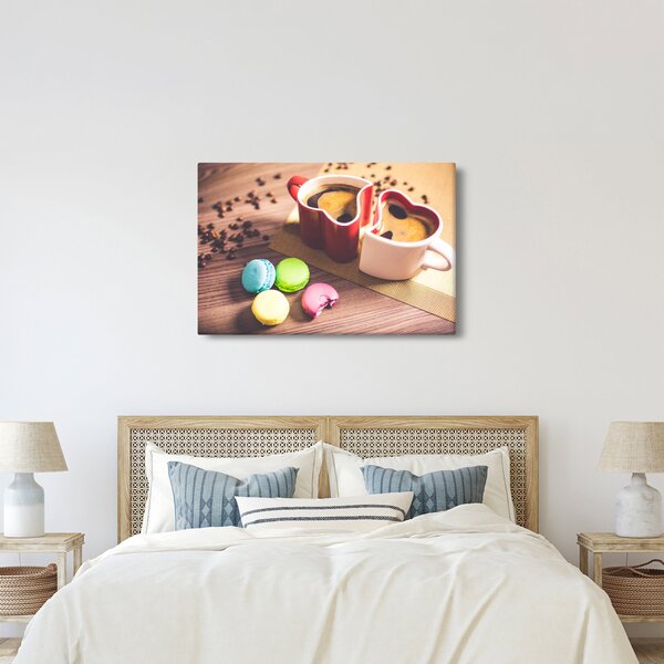 Slika kave i makarona (90x60 cm)