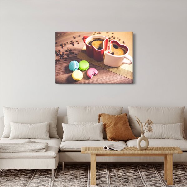 Slika kave i makarona (90x60 cm)